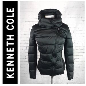 Kenneth Cole asymmetrical zipper jacket